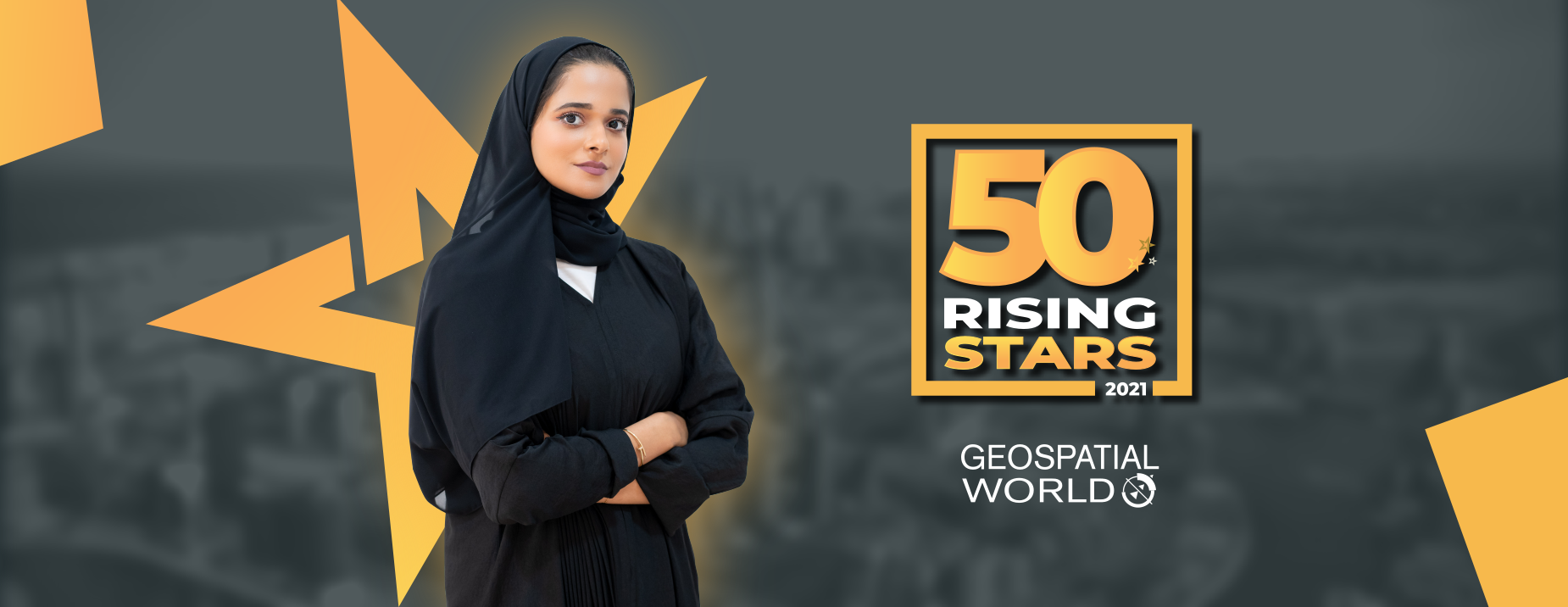 Maitha Al Nuaimi among the list of 50 influencers in the geospatial field globally March 2021